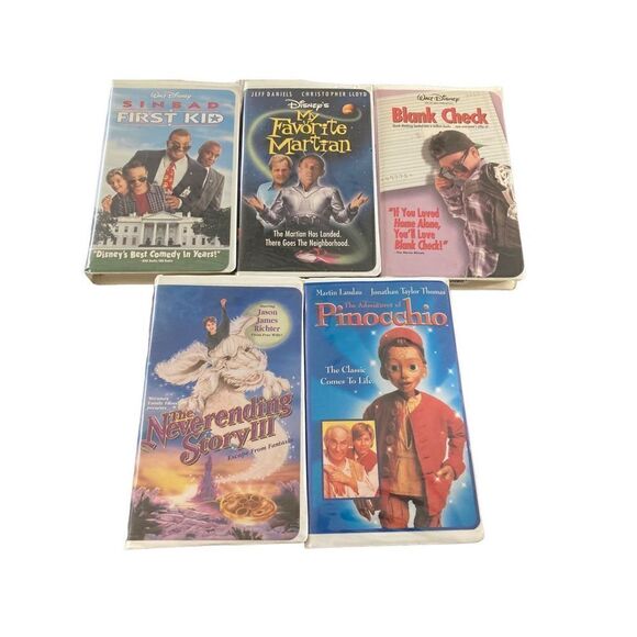 First Kid My Favorite Martian Neverending Story VHS Tape Vintage Movie 90s 80s E - Picture 1 of 4